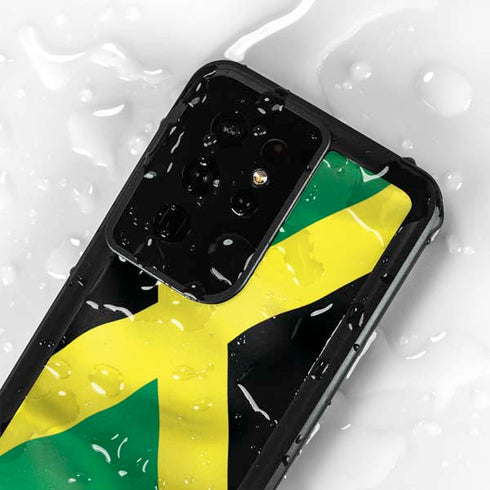 Jamaica Flag Galaxy S24 Ultra Waterproof Case
